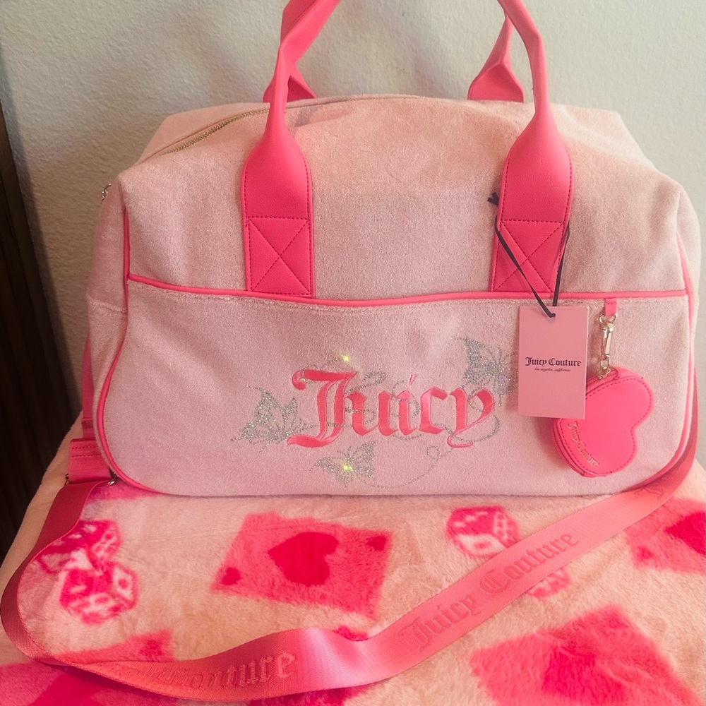 Juicy Couture Pink Duffle Bag